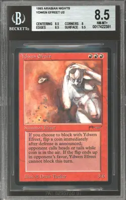 Magic MTG Arabian Nights Ydwen Efreet BGS 8.5 (8.5, 8, 8.5, 9.5) NEAR MINT NM - Image 1