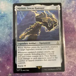 Mjolnir, Storm Hammer (REGULAR) x1 - MTG Assassin's Creed ACR #74 - Image 1