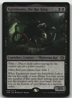 Karumonix, the Rat King R Phyrexia: All Will Be One 98 LP - Image 1