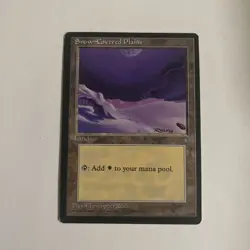 MTG Magic the Gathering 1x MP Snow-Covered Plains - Ice Age x1 - Image 1