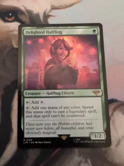 Delighted Halfling Universes Beyond: the Lord of the Rings MTG - Image 1