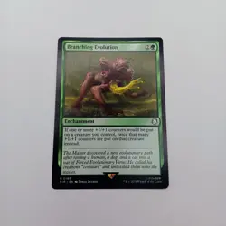 Branching Evolution MTG Rare Magic: The Gathering Fallout Commander Enchantment - Image 1