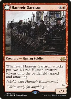 Hanweir Garrison Regular - Eldritch Moon MTG-LP - Image 1