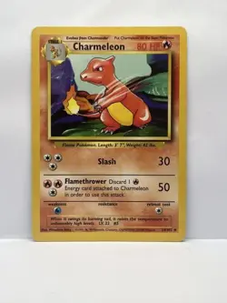 Charmeleon - 24/102 - Non-Holo - Base - Uncommon - LP - Pokemon TCG - Image 1