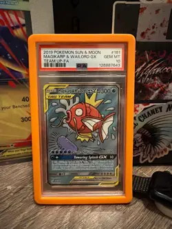 Pokemon Magikarp & Wailord GX Team Up Full Alt Art #161 PSA 10 Gem Mint - Image 2
