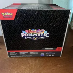 LOT OF 6 Pokemon TCG Prismatic Evolutions Poster Collection Box Sealed - Image 3