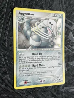 Pokemon TCG Aggron 1/123 Mysterious Treasures Holo (English) - NM(-)/LP(+) - Image 4