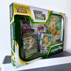 POKEMON TCG LEAFEON VSTAR SPECIAL COLLECTION 2x EVOLVING SKIES 2x FUSION STRIKE - Image 1