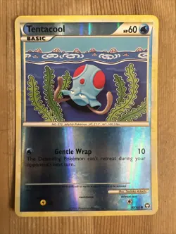 Tentacool - 80/102 - Common - Reverse Holo LP English Pokemon Triumphant - Image 1