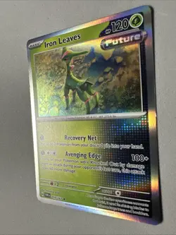 Pokemon TCG * SV Twilight Masquerade * 19/167 Iron Leaves Holo Rare * NM - Image 2