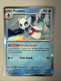 Pokemon TCG * SV Twilight Masquerade * 53/167 Froslass HOLO Rare * NM - Image 1