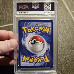 1999 Pokemon DRAGONITE #5 Black Star Promo The First Movie Stamped English PSA 9 - Image 3