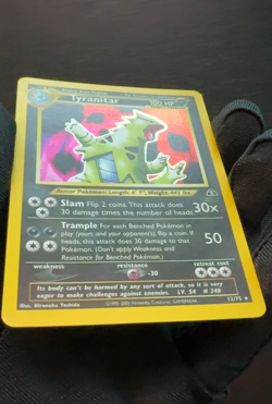 Vintage Pokemon TCG- Holo Tyranitar 12/75 Neo Discovery - Image 2