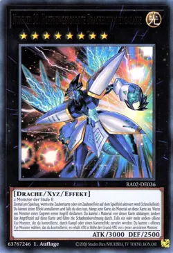 Yu Gi Oh! Nummer 38: Hoffnungsvorbote Drachentitanengalax RA02-DE036 Ultra Rare - Image 1