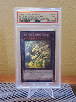 Yu-Gi-Oh! Blue-Eyes Ultimate Dragon Ghost Rare 1st Ed - GFP2-EN181 - PSA 9 - Image 1