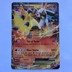 Pokemon Card Blaziken EX XY54 Half Art Rare Black Star Promo NM-LP - Image 1