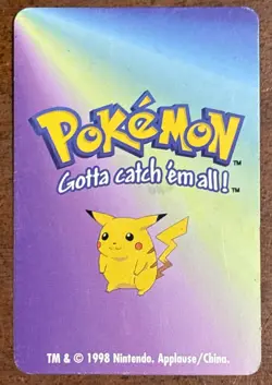 Charizard Pokemon Card #06 1998 Nintendo Applause Card - Image 2
