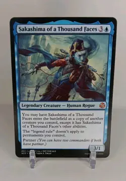 Custom Game Card-Sakashima of a Thousand Faces-LP Condition - Image 1