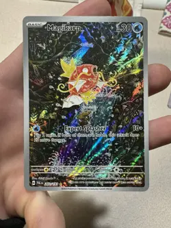Pokemon Paldea Evolved Magikarp Illustration Rare Card #203/193 Sv02 LP+ NM- - Image 1