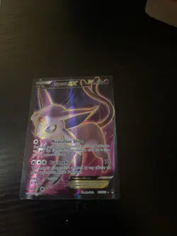 Espeon EX Full Art Ultra Rare Pokemon Card Breakpoint XY 117/122 NM Condition - Image 1