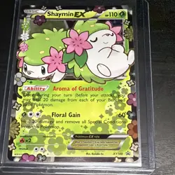 Pokemon Shaymin EX XY148 XY Black Star Promo Black Star 2016 Card - Image 1