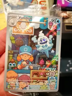 Pokemon TCG Advent Calendar Promo Snowflake Vanillish 190/182 Sealed Card - Image 1