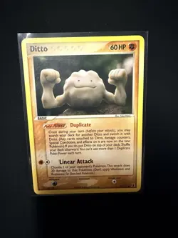 Pokemon TCG Ditto Geodude Card Regular Delta Species 62/113 - Image 1