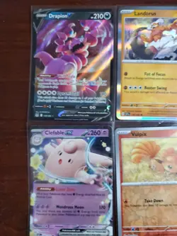 Pokemon 5 Card Lot Holos EX, V And Rare Cards , Great Value Set Building Lot8 - Image 2
