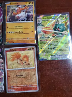 Pokemon 5 Card Lot Holos EX, V And Rare Cards , Great Value Set Building Lot8 - Image 3