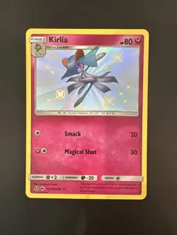 Kirlia - SV35/SV94 - Pokemon Hidden Fates Sun & Moon Shiny Rare Card - Image 1