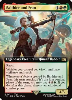 ~ Balthier and Fran (Extended Art) ~ NM ~ ~ MTG ~ - Image 1