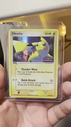 Pikachu 78/110 Pokemon TCG Holon Phantoms Reverse Holo Foil Card Played LP - Image 2