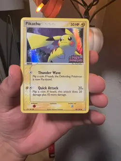 Pikachu 78/110 Pokemon TCG Holon Phantoms Reverse Holo Foil Card Played LP - Image 3