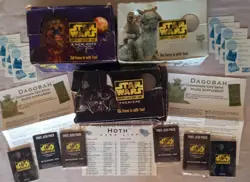 Rare Star Wars SWCCG CCG Decipher Empty Boxes Card Lists Rules Packs Etc Lot - Image 1