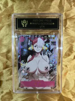 UTA One Piece Anime Waifu Goddess CUSTOM CARD Gold/Black label - Image 2