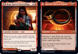 1x Birgi, God of Storytelling // Harnfel, Horn of Bounty NM-Mint, English Kaldhe - Image 1