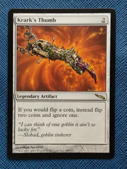 MTG 1x Krark's Thumb LP Mirrodin Magic the Gathering - Image 1