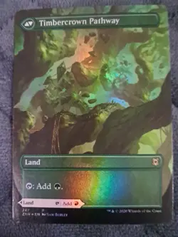 Cragcrown Pathway (Borderless) Zendikar Rising Foil - Image 1