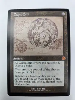 MTG Caged Sun The Brothers' War 72 Regular Mythic - Image 2