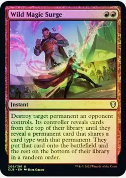 Wild Magic Surge Commander Legends: Battle for Baldur's Gate Foil freshly opened - Image 1