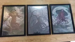 Magic The Gathering Modern Horizons 3 Eldrazi Titan's Framed Foil Poster Set - Image 3