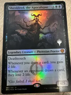MYG, Sheoldred, the Apocalypse Foil, Phyrexian Praetor (promo pack) - Image 1
