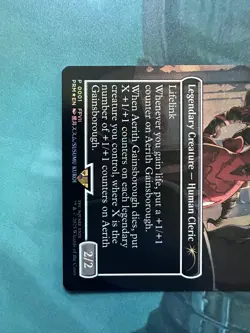 FOIL Aerith Gainsborough (Borderless) Final Fantasy MTG RC Promo - Image 4