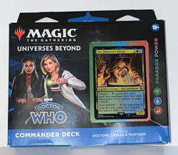 Magic The Gathering Universes Beyond Dr. Who Commander Deck Doctors 12 and 13 - Image 1