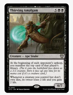 Thieving Amalgam | OTC | MTG | Rare | EDH Commander Staple | NEW | NM-MINT - Image 1