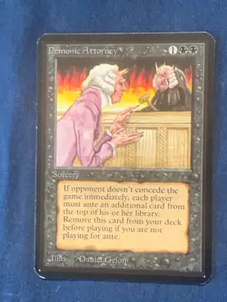 MTG Alpha Demonic Attorney - Image 1
