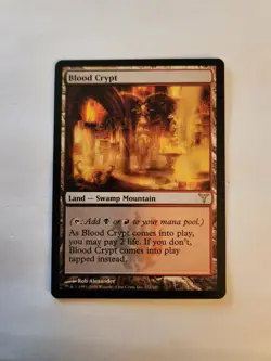 MTG Blood Crypt - ( Dissension ) - Image 1
