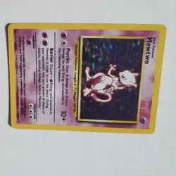 Mewtwo 10/102 Holo Rare Base Set (Shadowless) Pokemon Card - Image 4