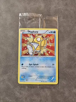 Pokemon TCG Magikarp 🌀SWIRL XY143 Target Black Star Promo Holo 2016 - SEALED - Image 1