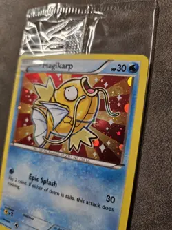Pokemon TCG Magikarp 🌀SWIRL XY143 Target Black Star Promo Holo 2016 - SEALED - Image 4